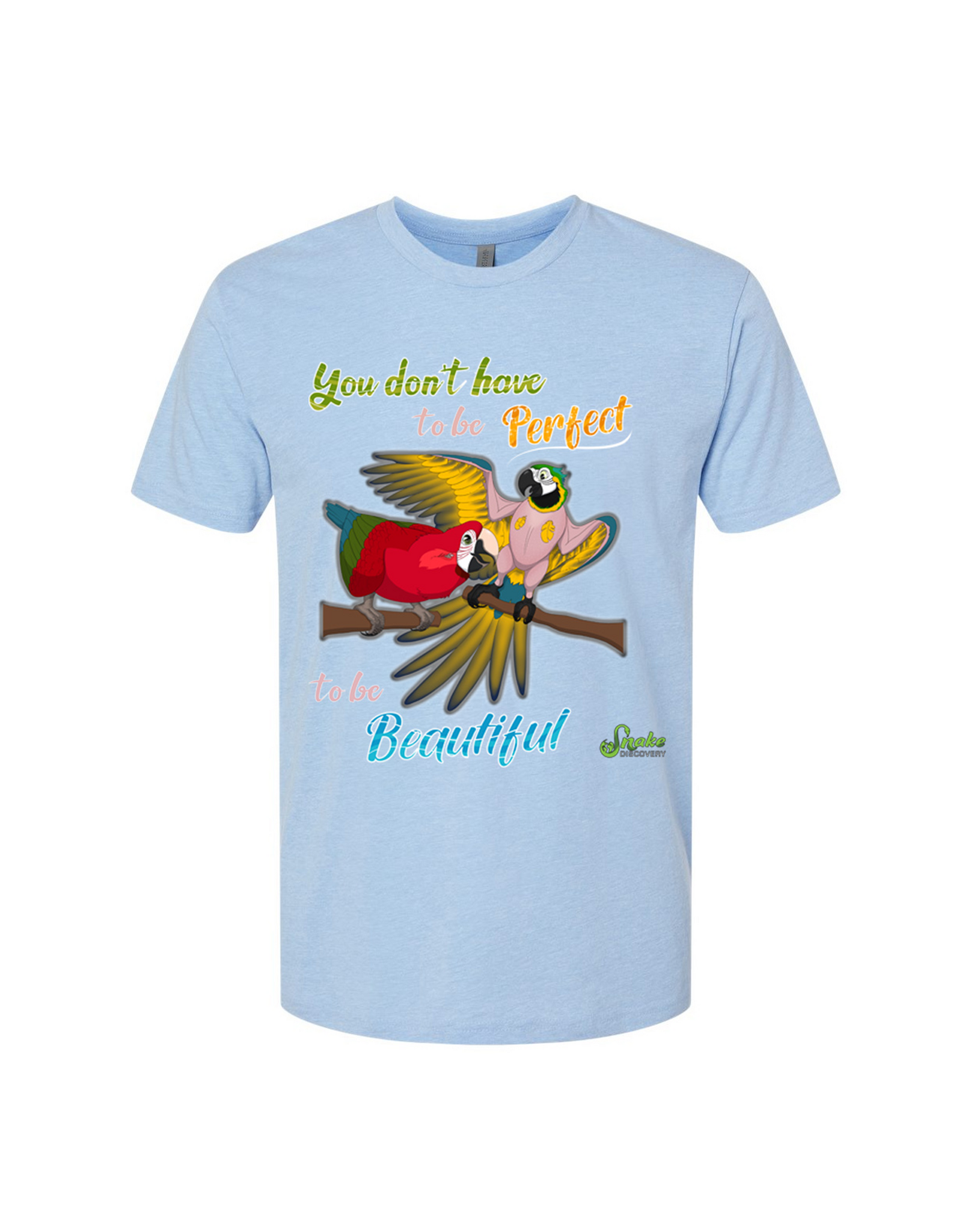 Snake Discovery Imperfectly Beautiful Macaw T-Shirt