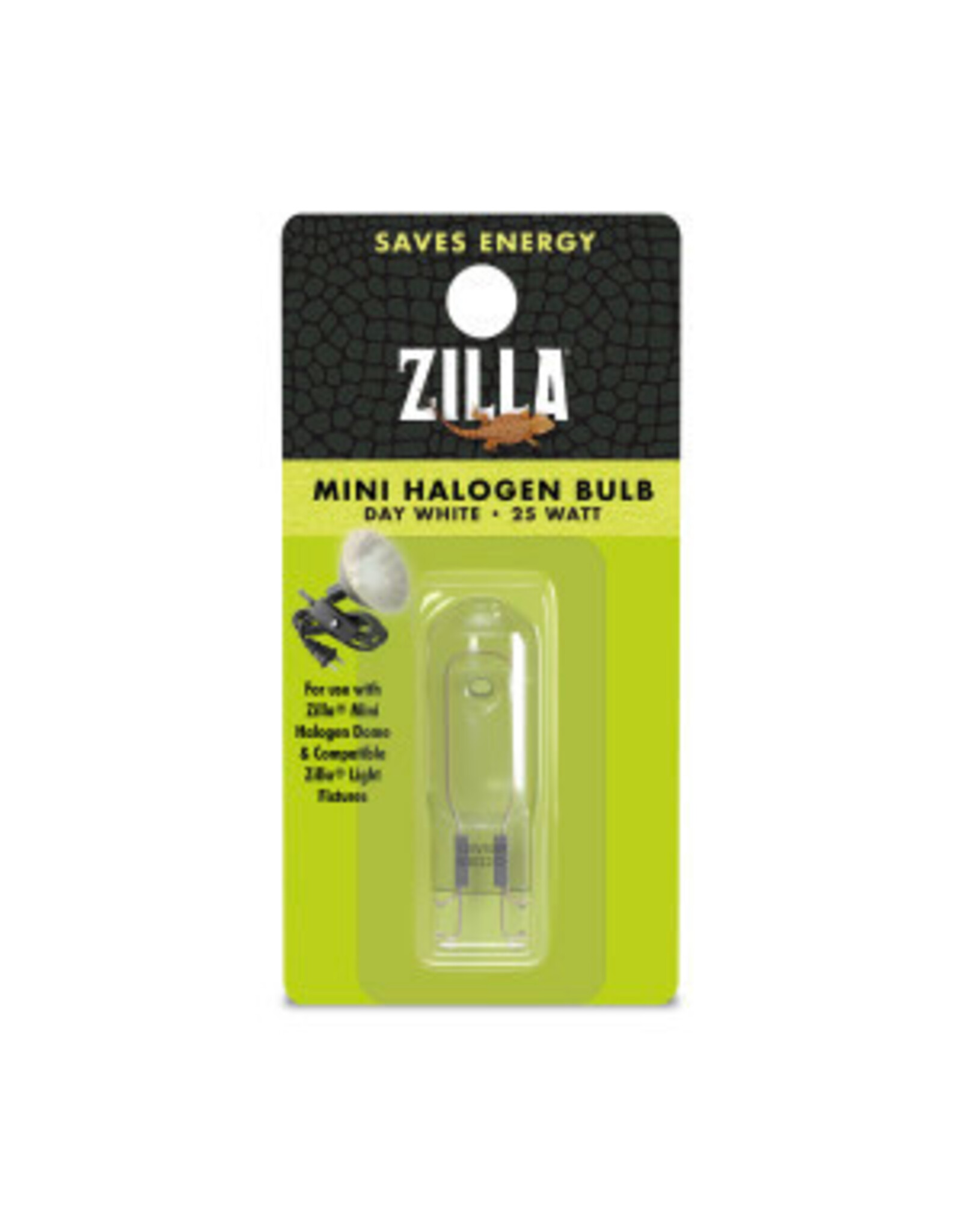 Zilla Zilla Day White Mini Halogen Lamp 25W