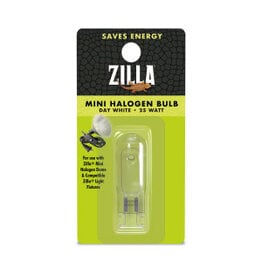 Zilla Zilla Day White Mini Halogen Lamp 25W