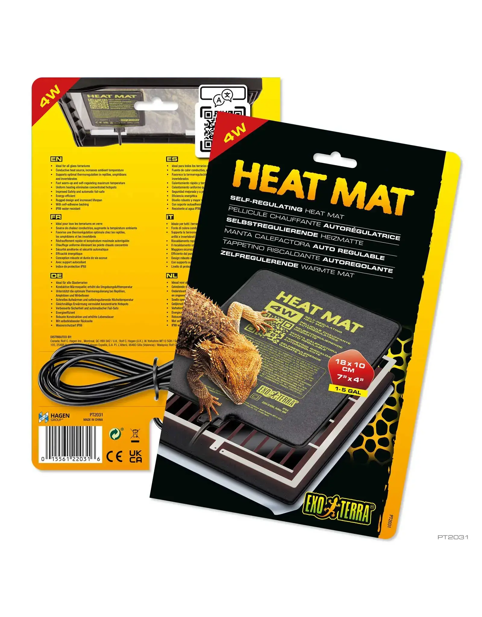 Exo Terra Exo Terra Heat Mat 7" x 4" 4W PTC