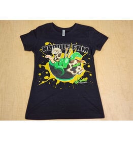 Snake Discovery Noodle Fam T-Shirt Black Women's S **
