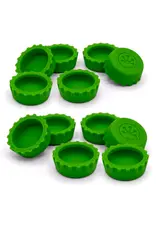 Pangea Pangea Silicone Bottle Cap Feeding Dish (Green)