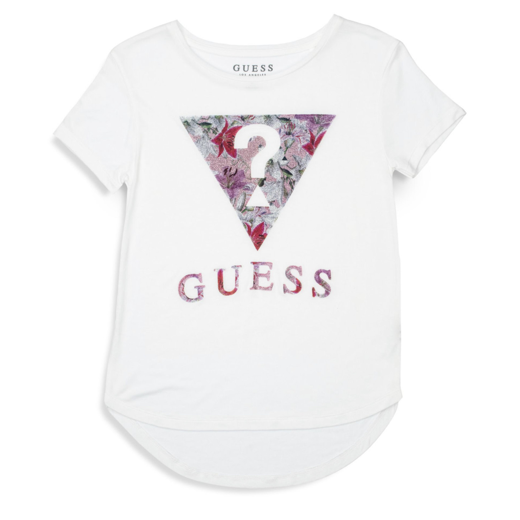 Guess Guess - Pink & Red Flowers T-Shirt