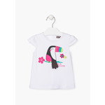 Losan-Printed Tee With Toucan