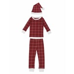 L’oved Baby L'oved Baby - Santa Baby Holiday PJ & Cap Set