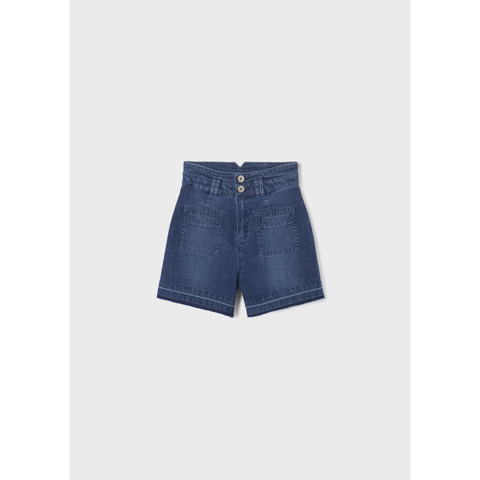 Mayoral Mayoral - High Waisted Denim Shorts