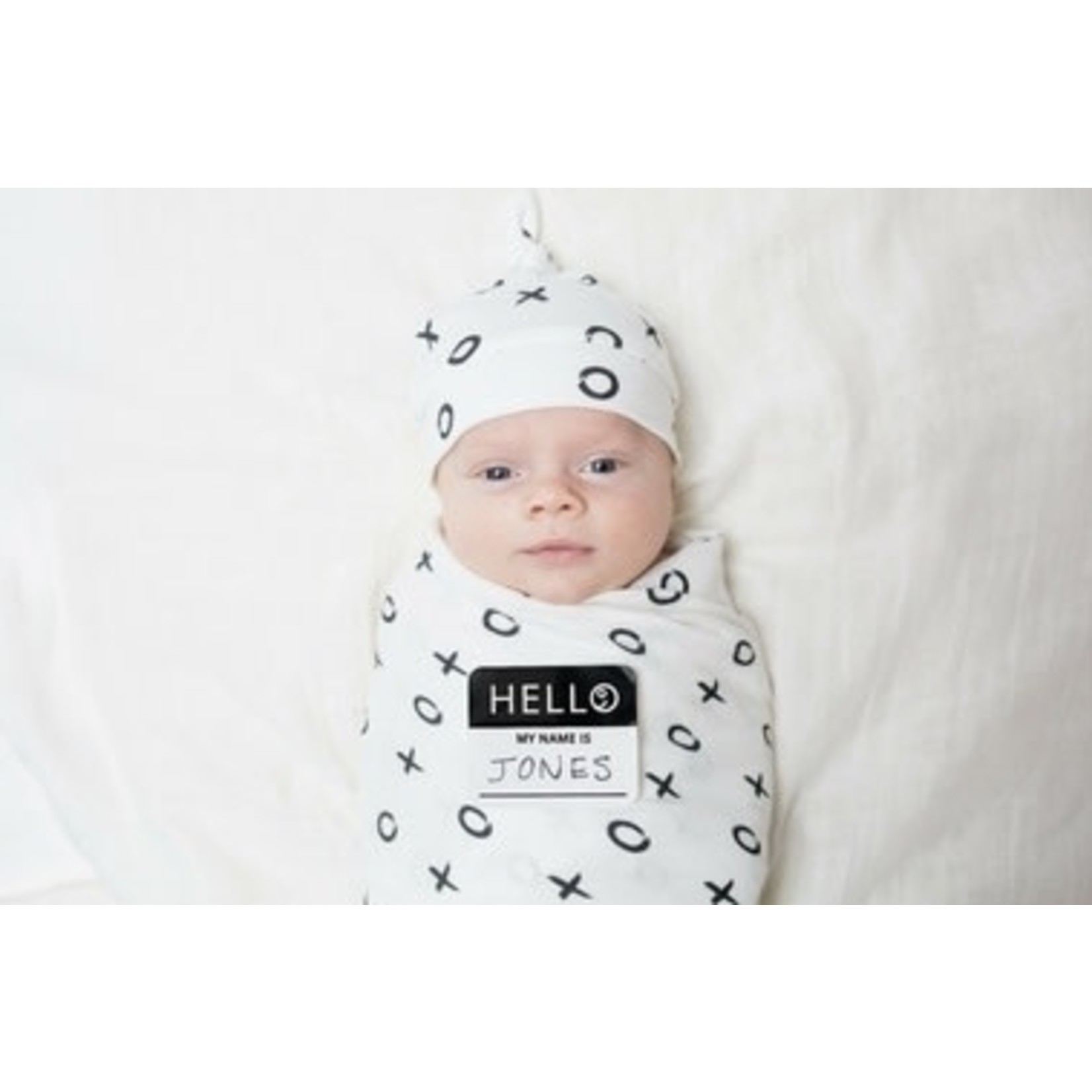 Lulujo Lulujo - Hello World Blanket & Knotted Hat