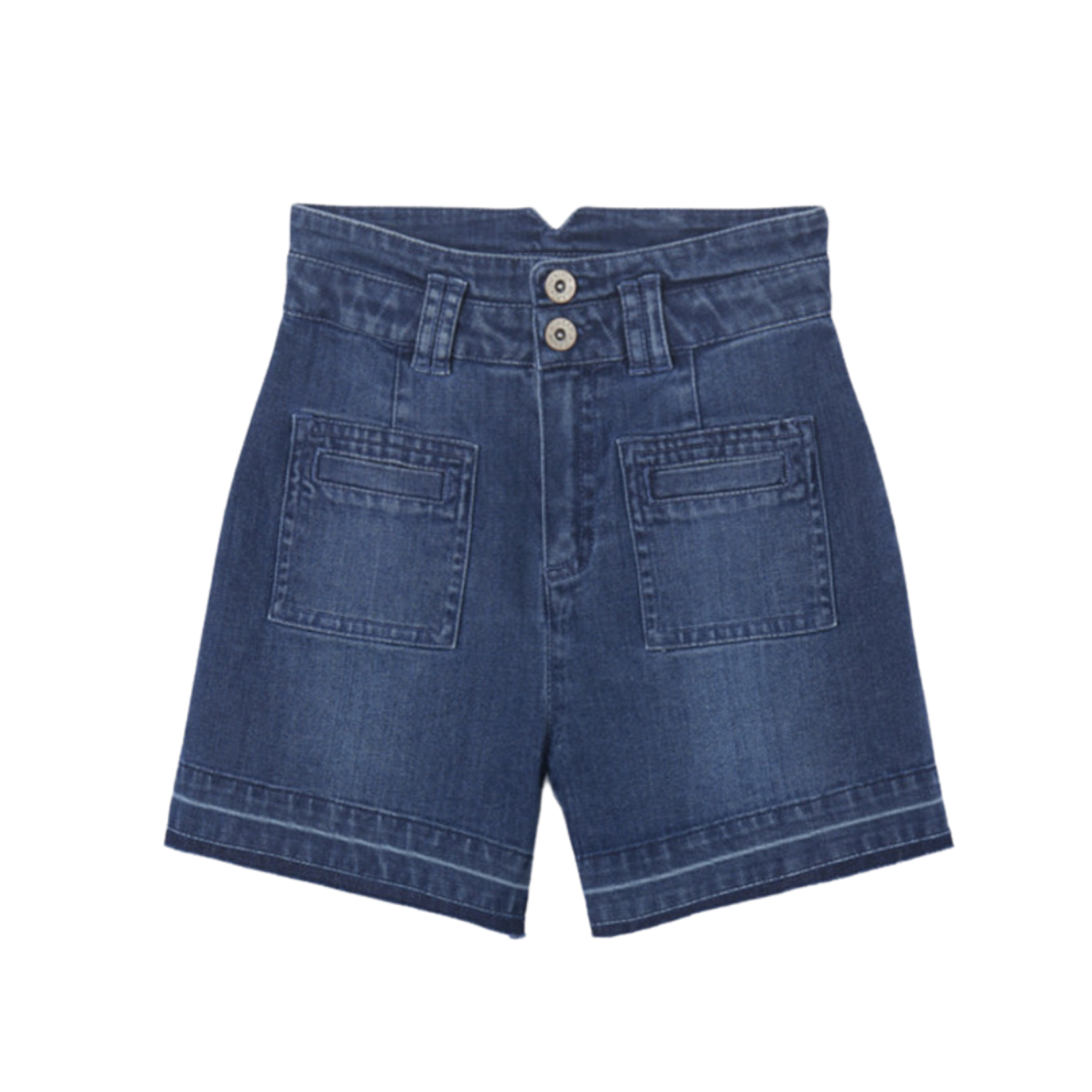 Mayoral Mayoral - High Waisted Denim Shorts