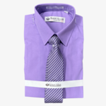 Robert Allan - Lavender Shirt & Tie Set