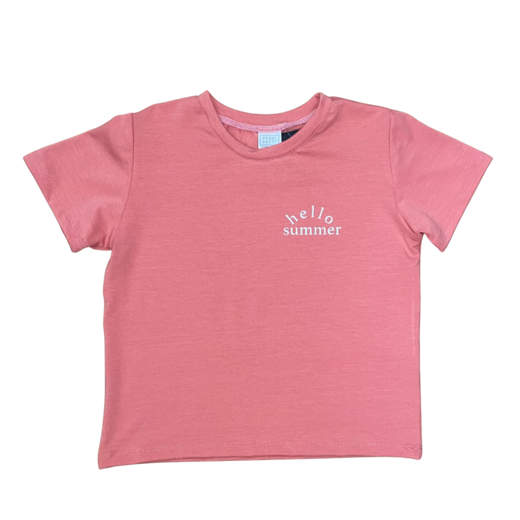 Posh & Cozy Posh & Cozy - Hello Summer Printed Tee