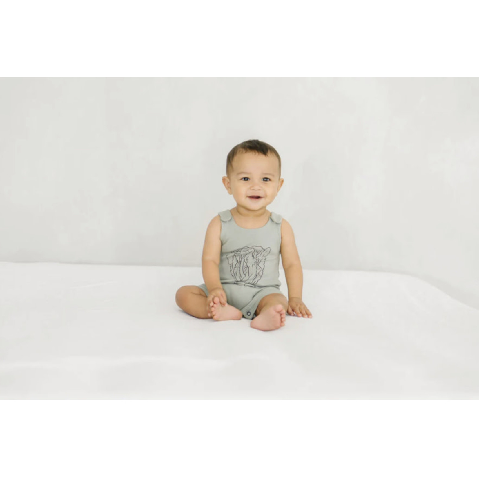 L’oved Baby L’oved Baby - Lettuce Organic Sleeveless Romper