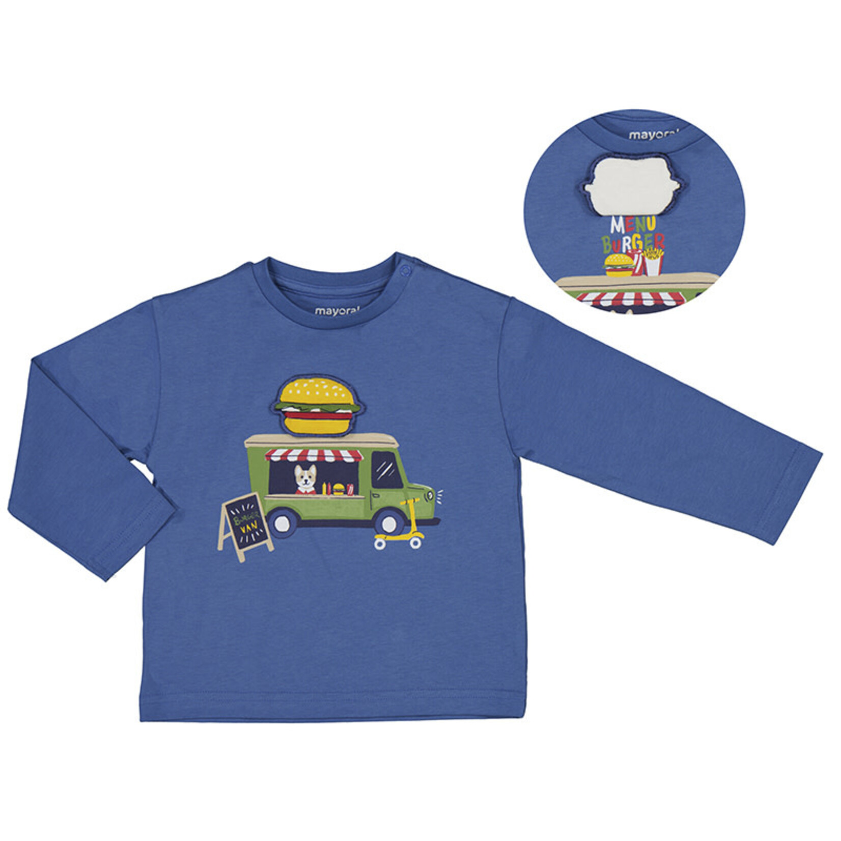 Mayoral Mayoral - L/S Hamburger T-Shirt