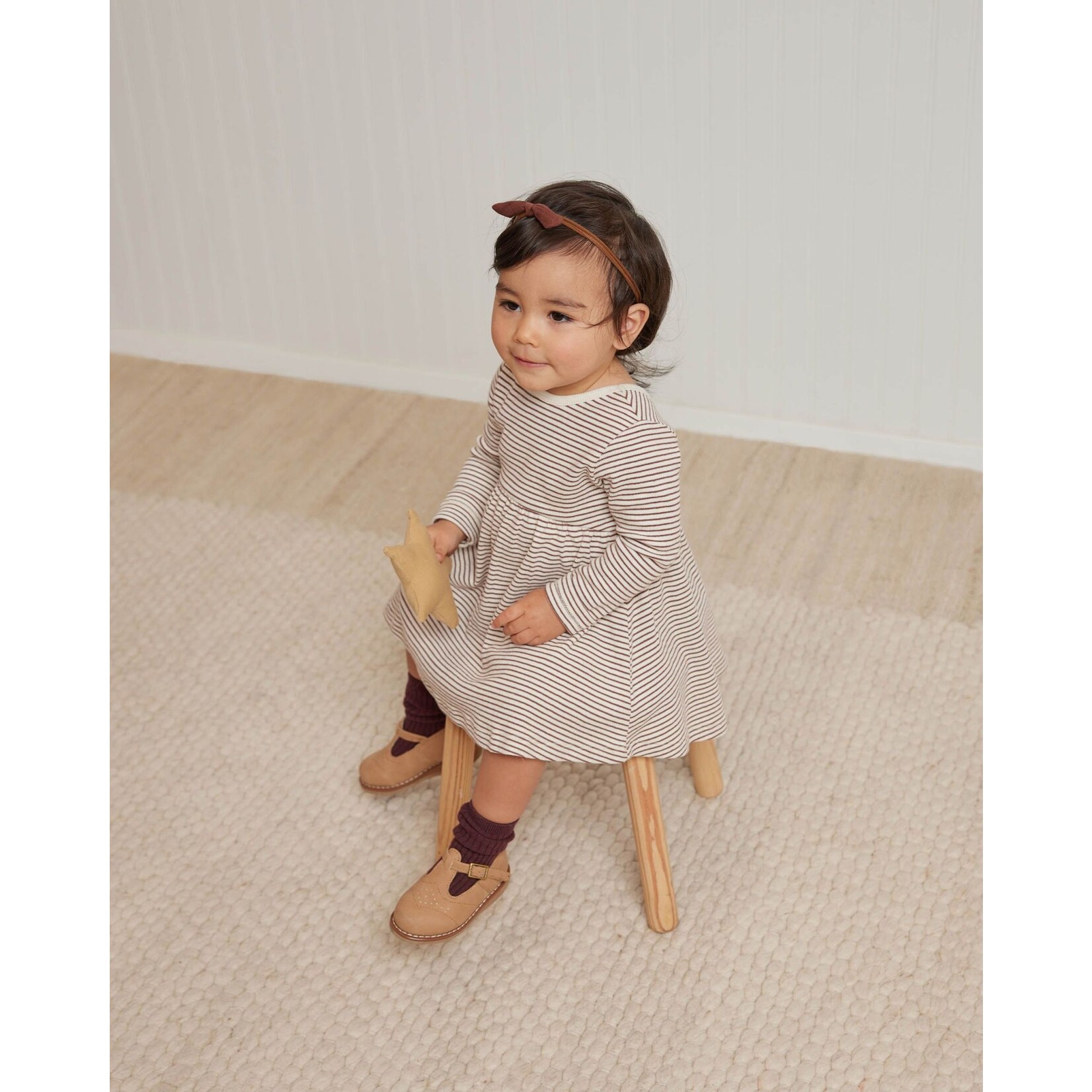 Quincy Mae Quincy Mae - Ribbed L/S Dress Set