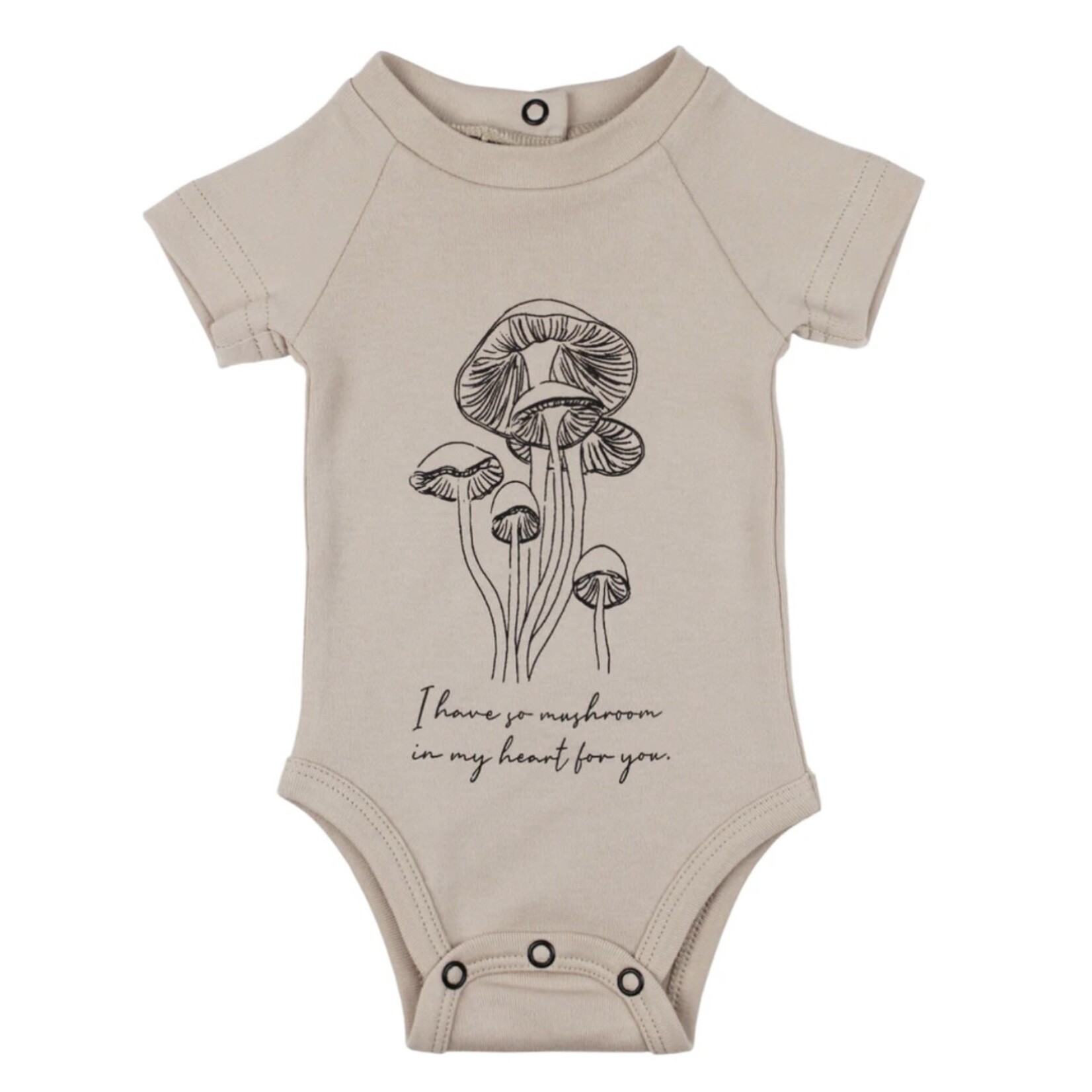L’oved Baby L’oved Baby - Mushrooms Raglan Bodysuit
