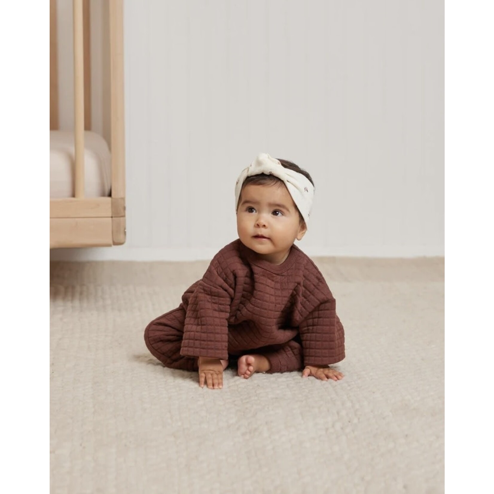 Quincy Mae Quincy Mae - Quilted Sweater + Pant Set