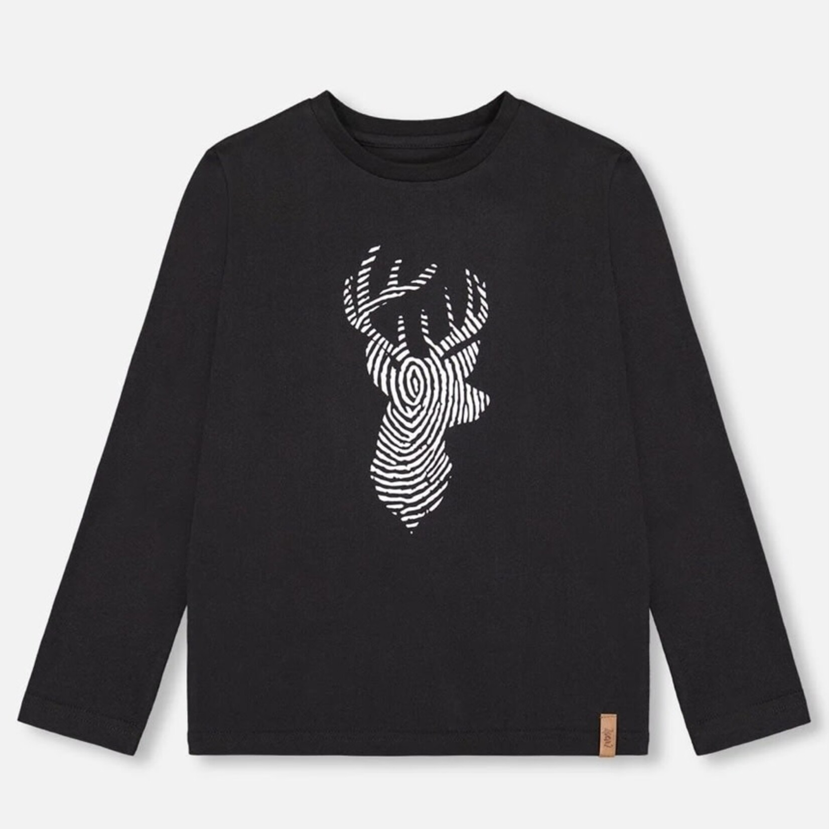 Deux Par Deux Deux Par Deux - Deer Print Jersey Shirt