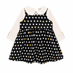 Milon Milon - Polka Dot Dress And Blouse Set