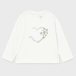 Mayoral Mayoral - L/S Heart T-Shirt