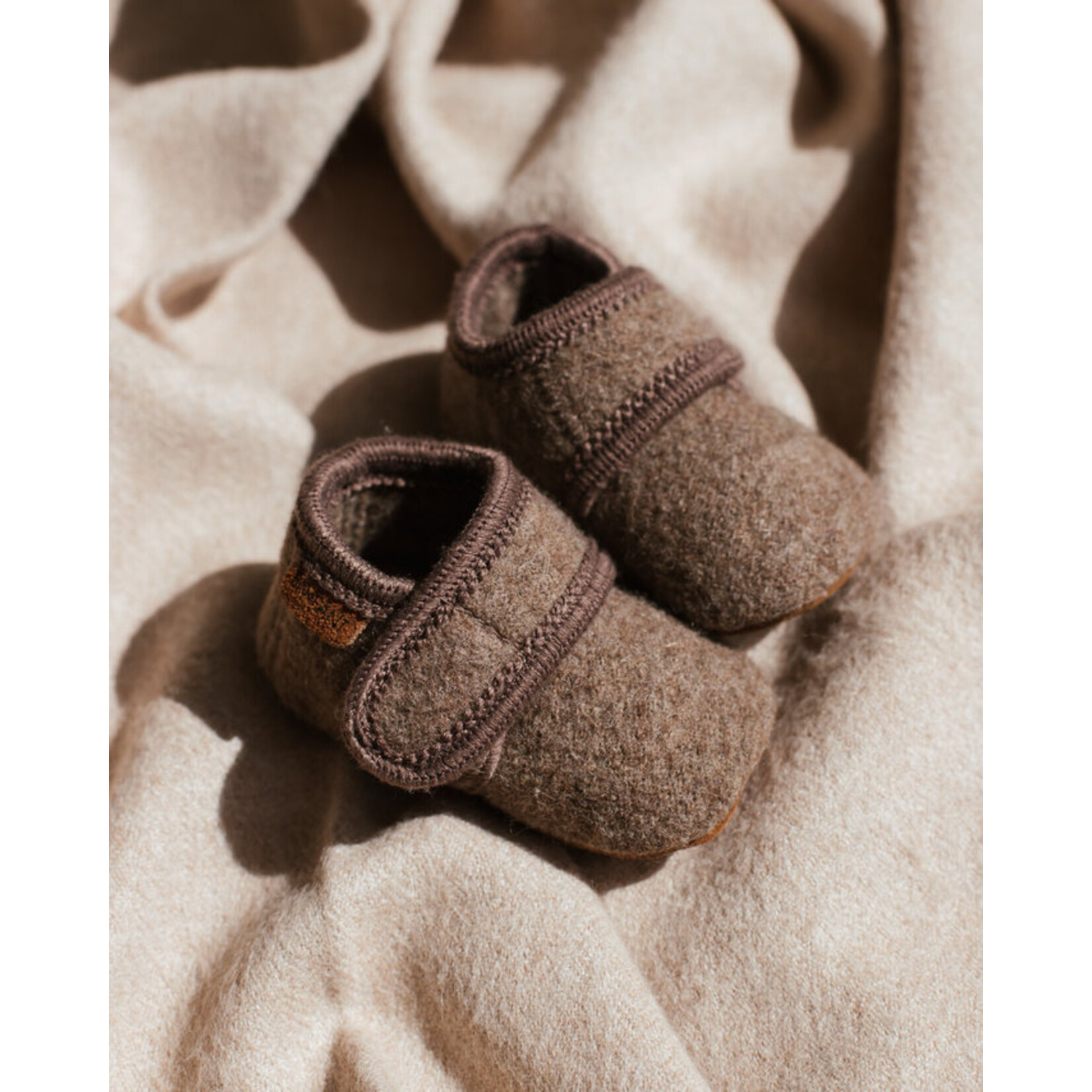 En Fant En Fant - Wool Slippers | Walnut