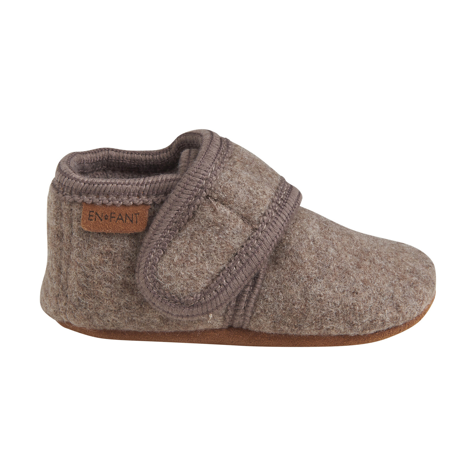 En Fant En Fant - Wool Slippers | Walnut