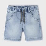 Mayoral Mayoral - Bermuda Light Wash Soft Denim Shorts