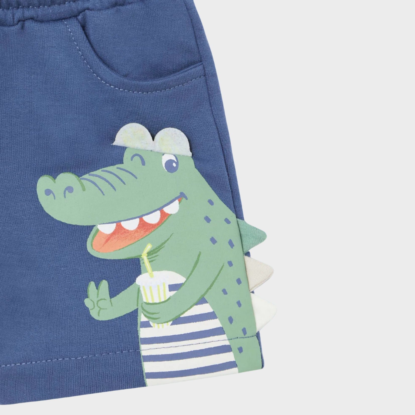 Mayoral Mayoral - Knit Shorts With Alligator