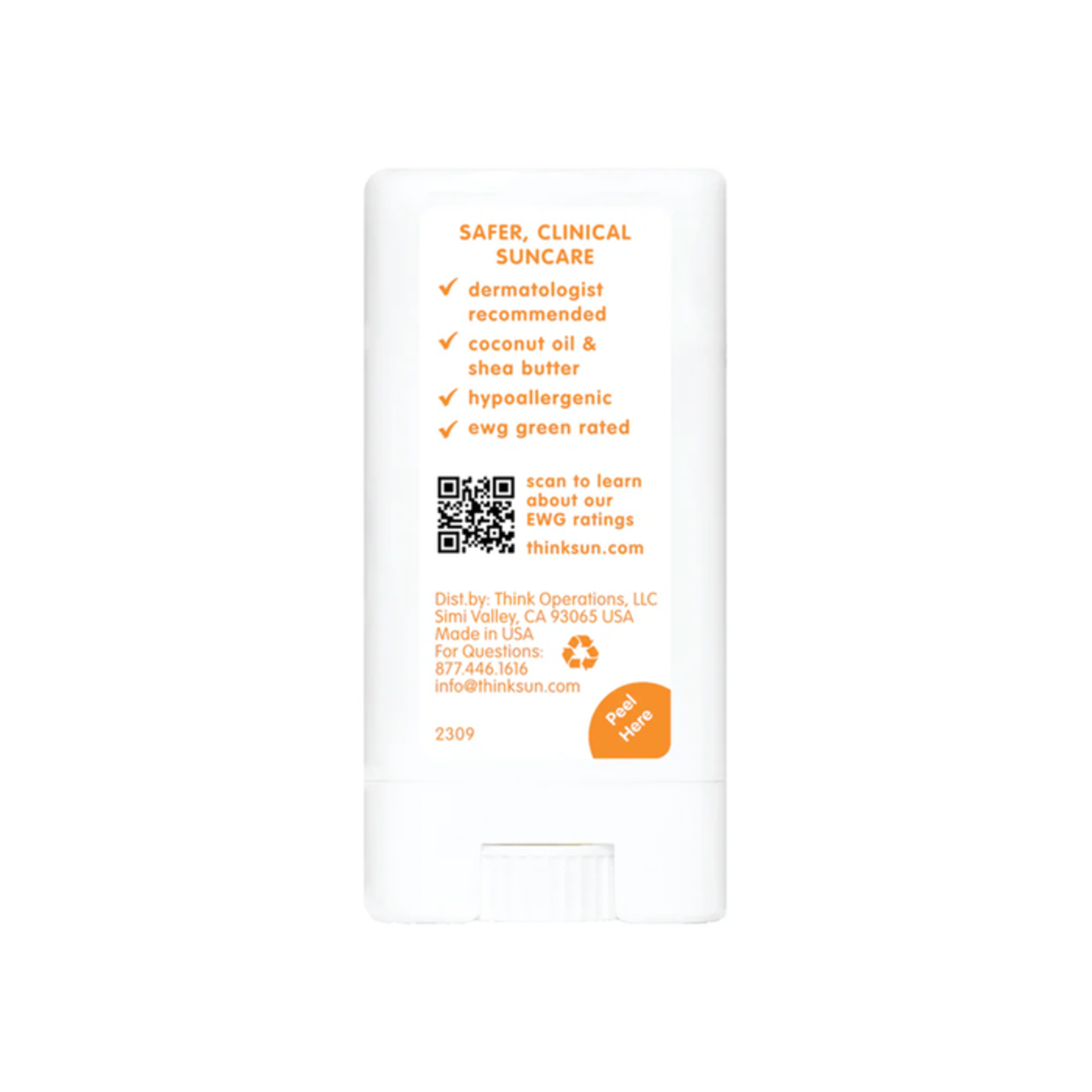 Thinkbaby Thinkbaby - Safe Sunscreen Stick SPF 30+