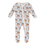 KicKee Pants KicKee Pants - Zipper Footie | Fox & The Crow
