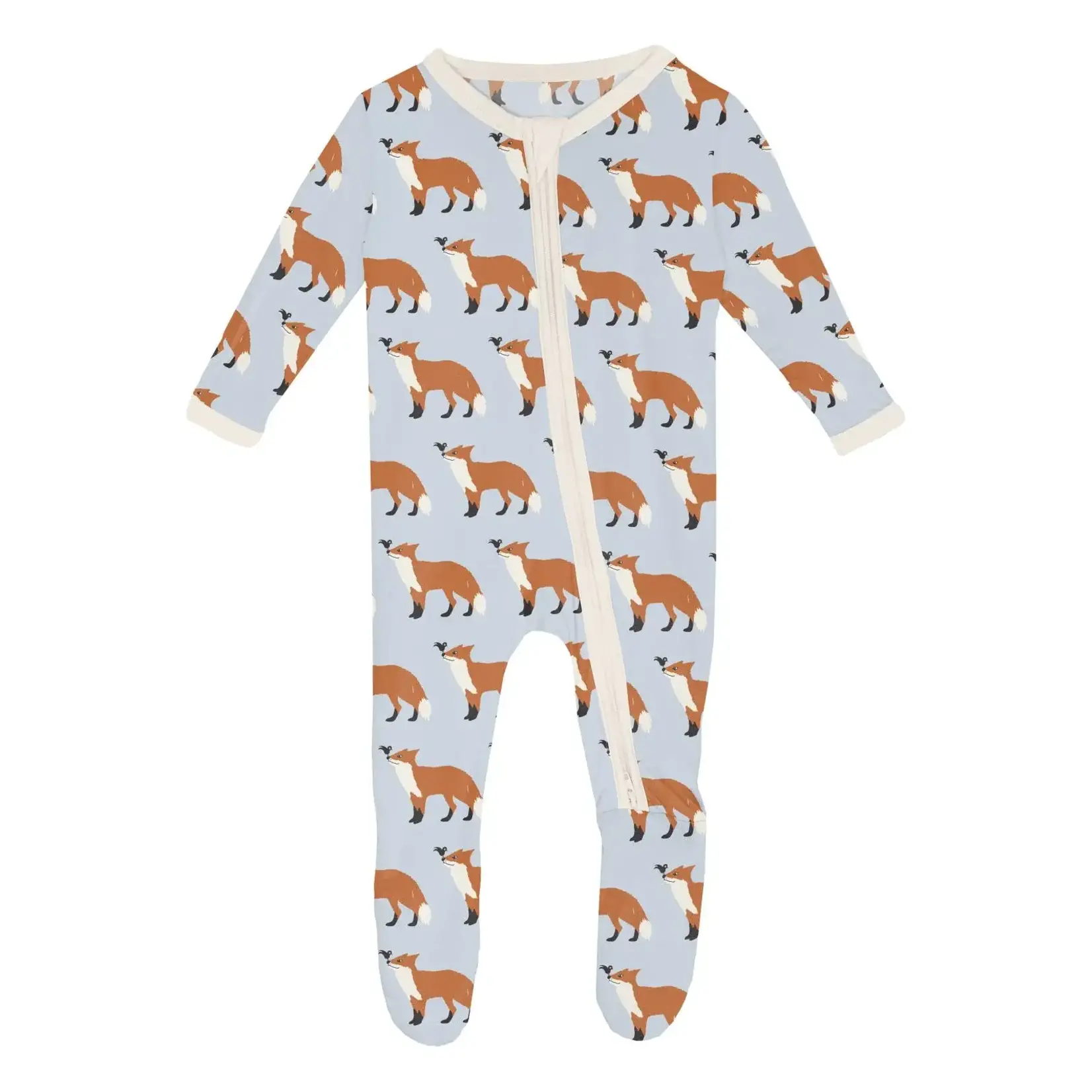KicKee Pants KicKee Pants - Zipper Footie | Fox & The Crow