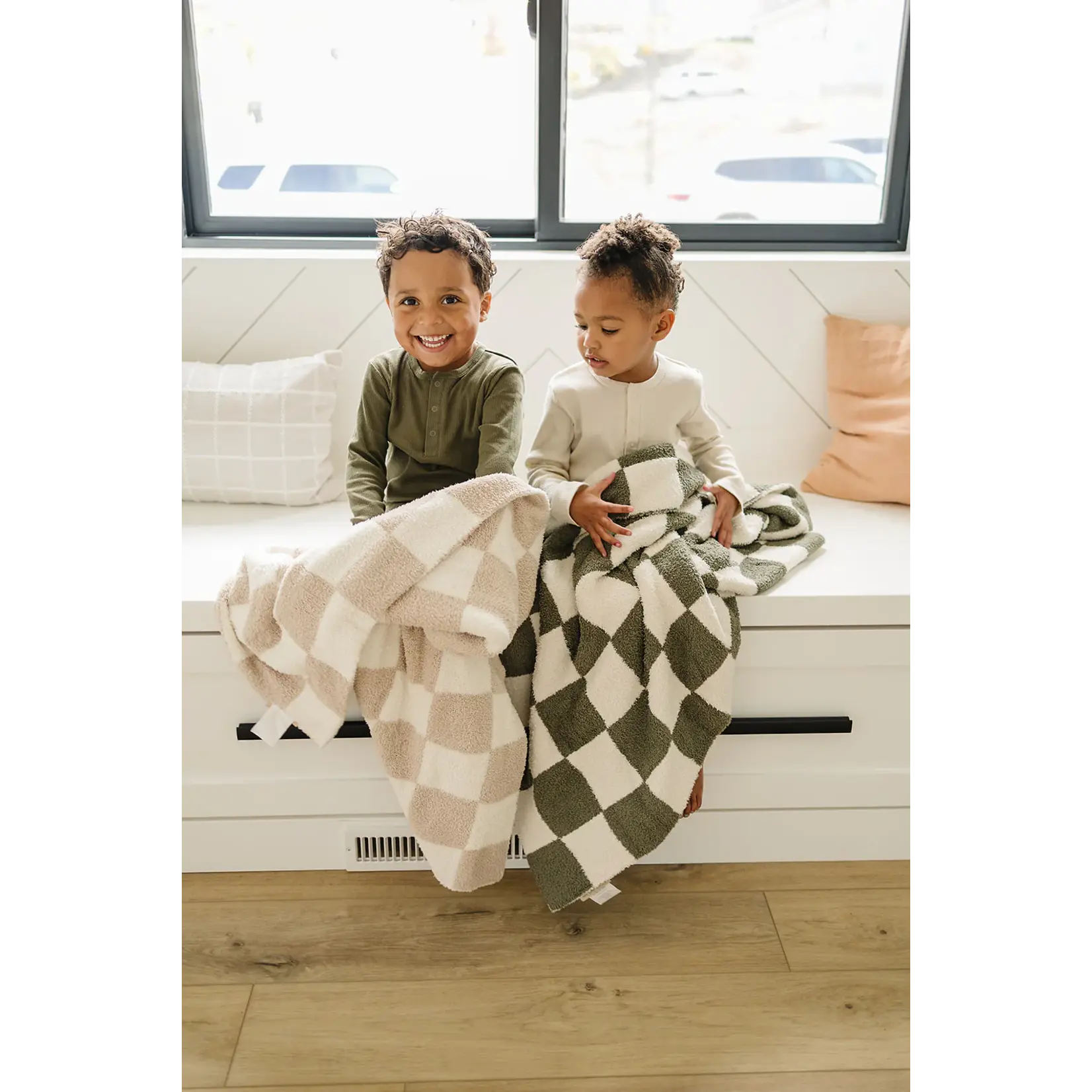 Mebie Baby Mebie Baby - Checkered Plush Blanket