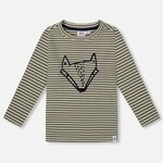 Deux Par Deux Deux Par Deux - Striped Jersey  L/S T-Shirt