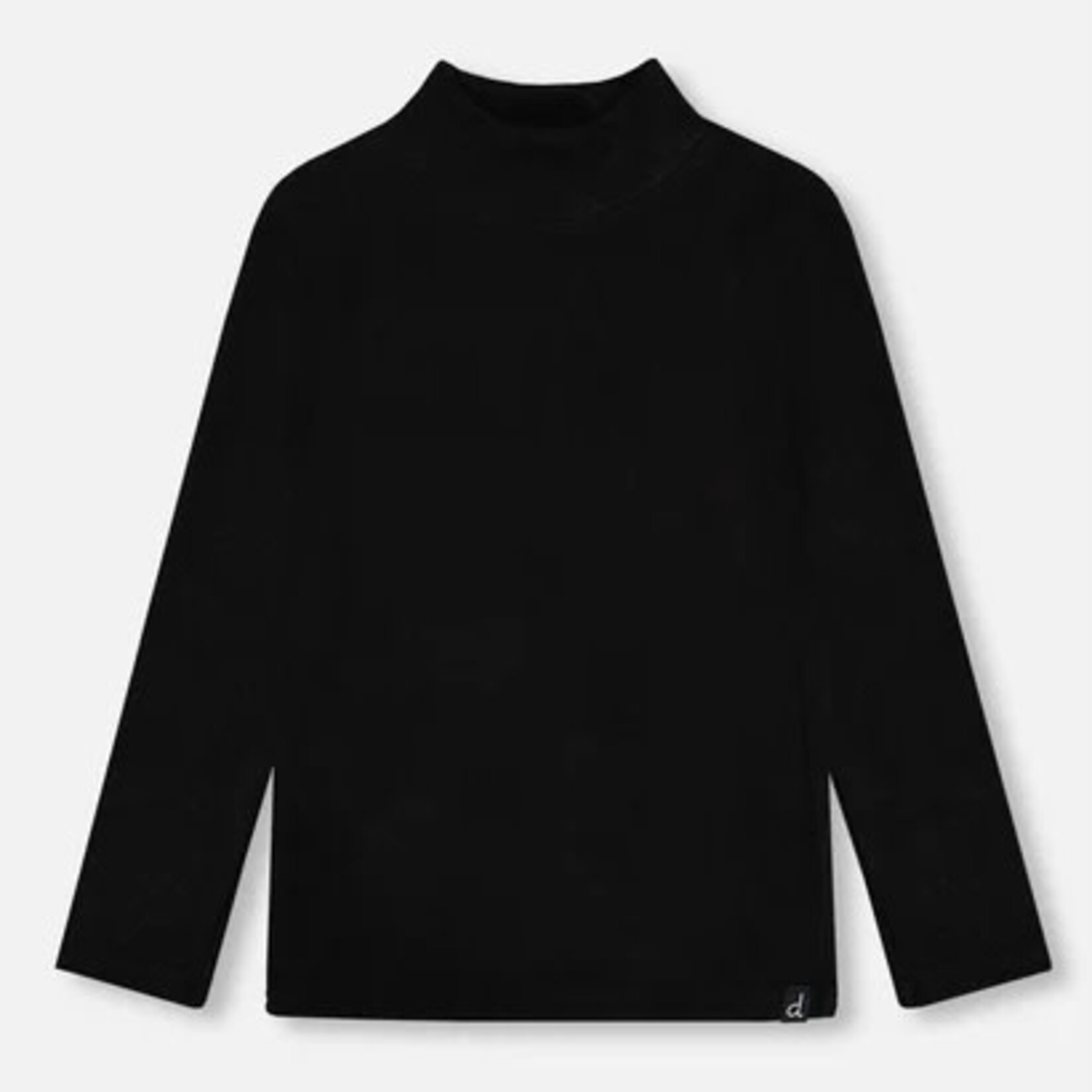 Deux Par Deux Deux Par Deux - Brushed Rib Mock Neck L/S Top