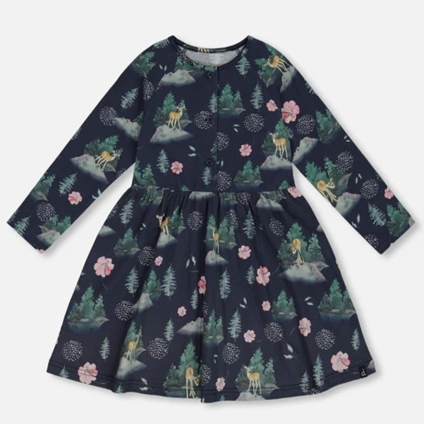 Deux Par Deux Deux Par Deux - Jersey Long Sleeve Dress