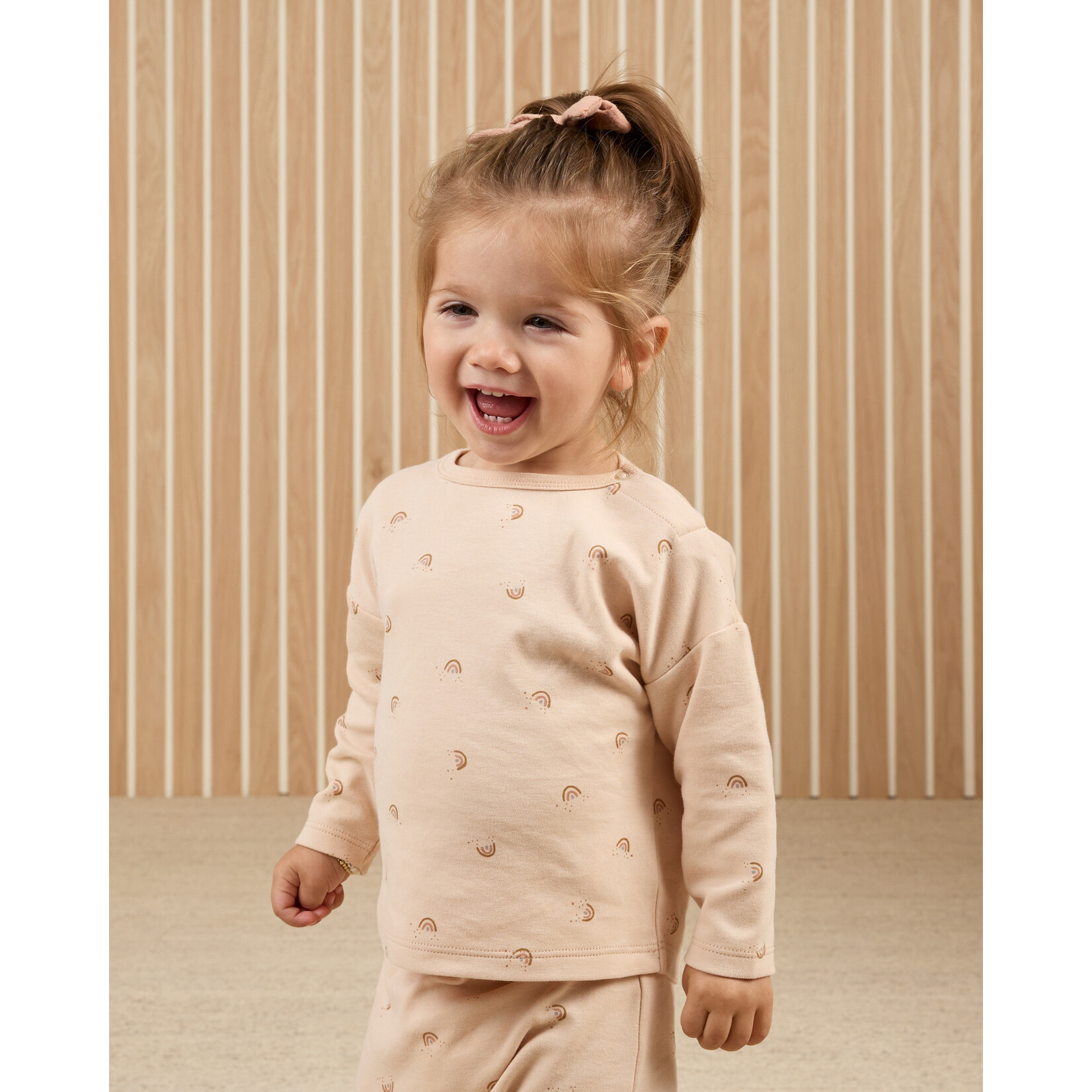 Quincy Mae Quincy Mae - Drawstring Pant | Rainbows