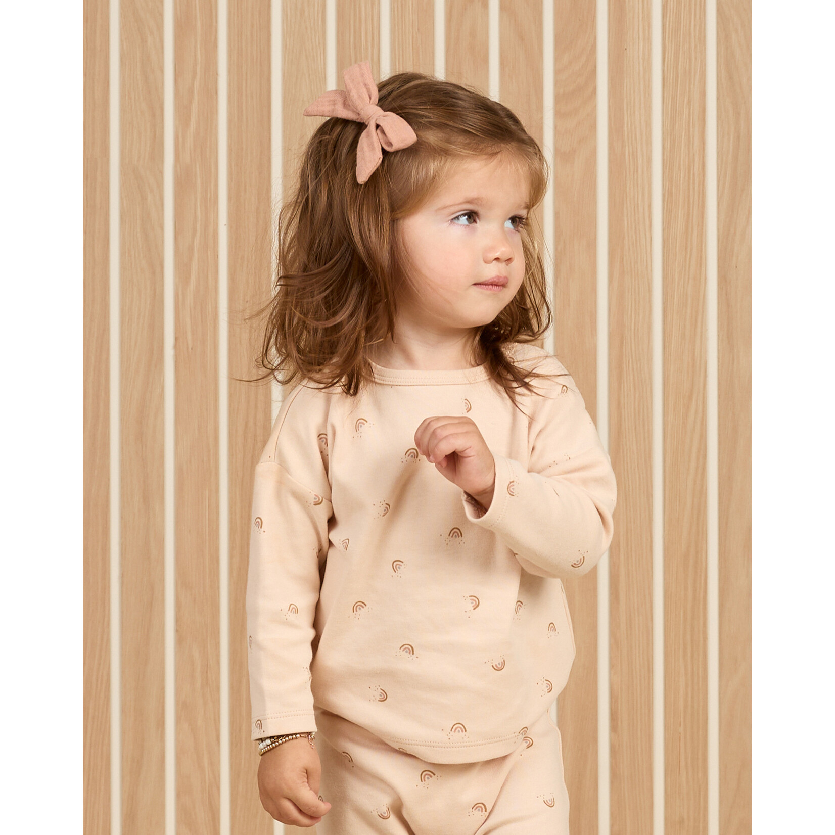 Quincy Mae Quincy Mae - Drawstring Pant | Rainbows
