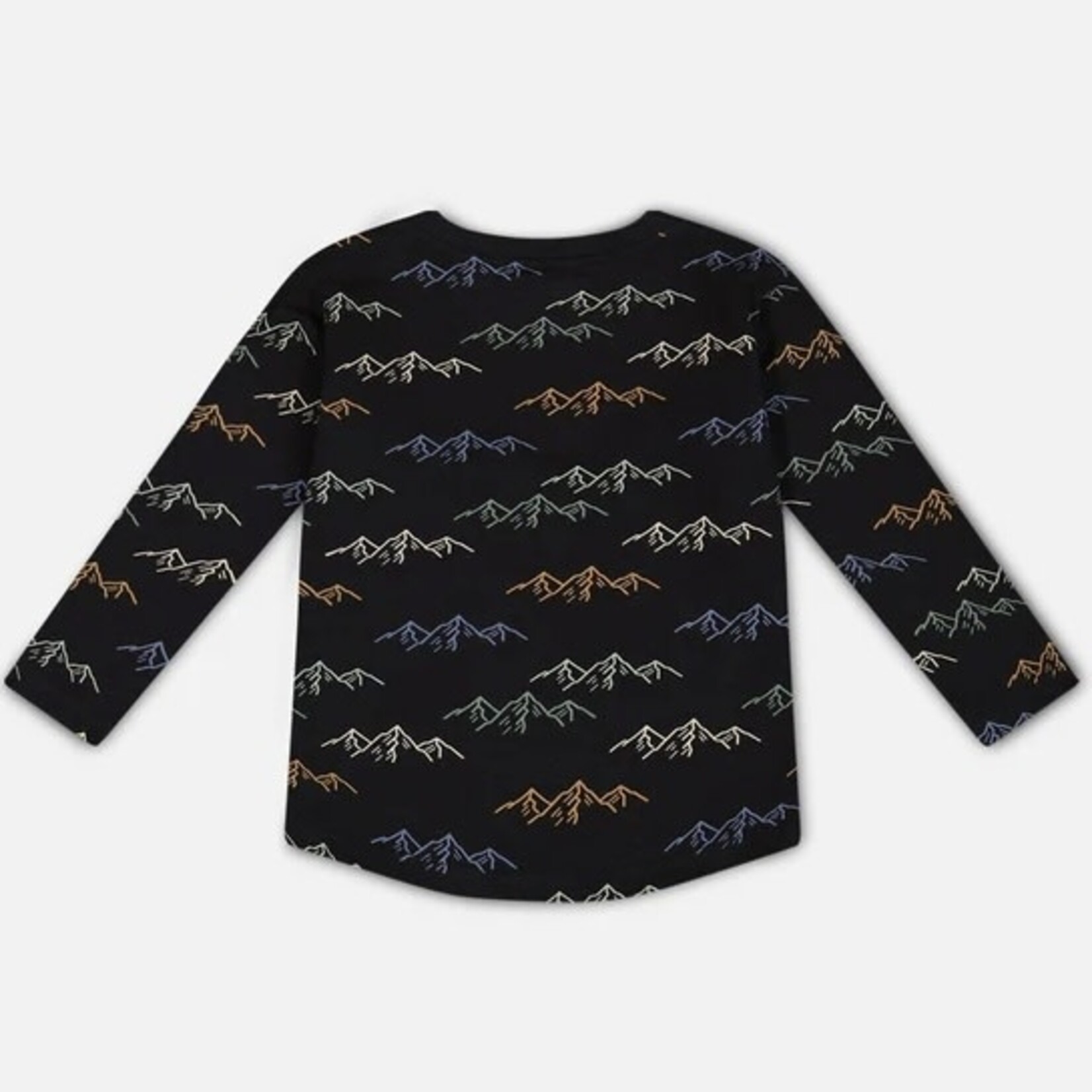 Deux Par Deux Deux Par Deux - Mountain Printed Long Sleeve
