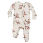 Angel Dear Angel Dear - Zipper Footie | Romantic Roses