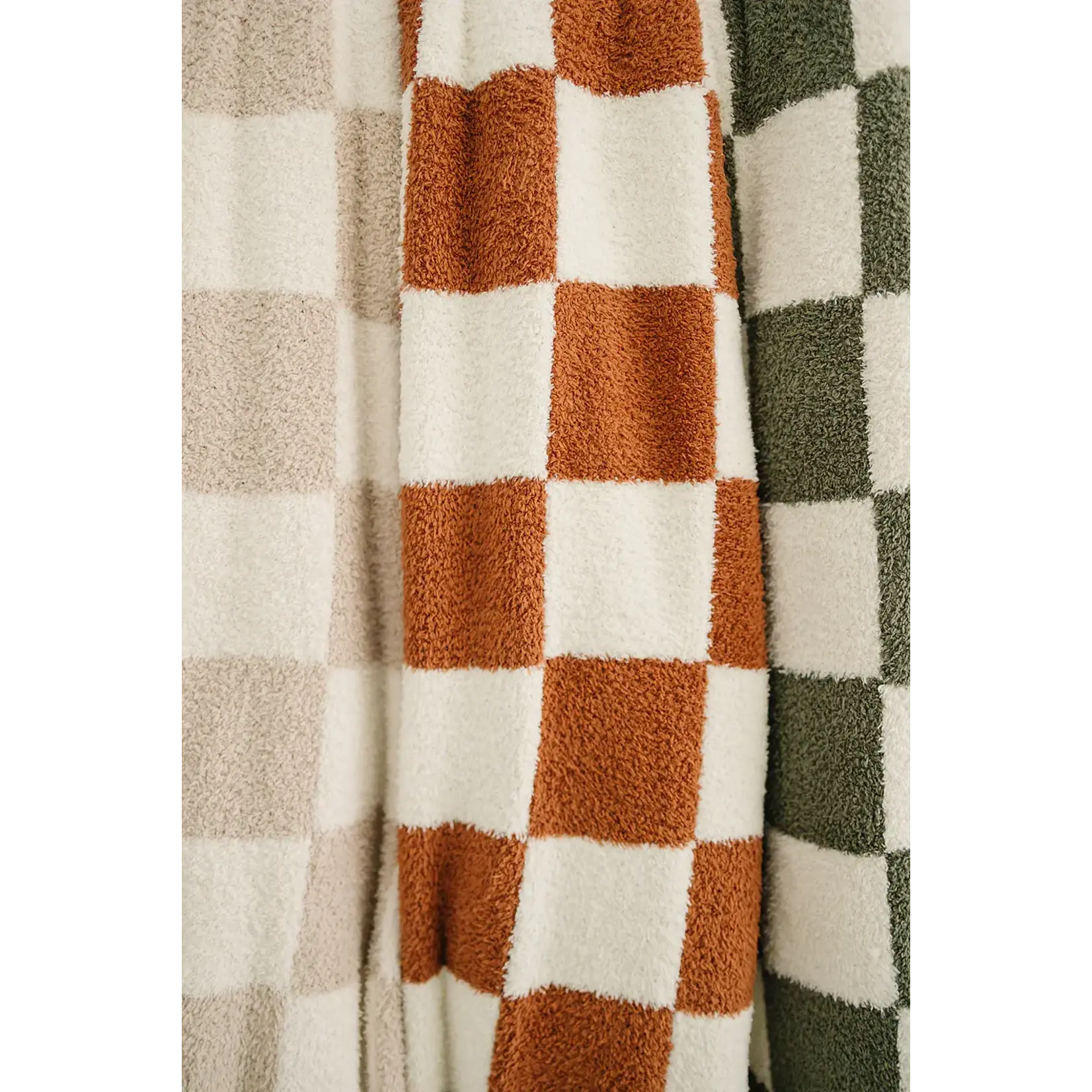 Mebie Baby Mebie Baby - Checkered Plush Blanket