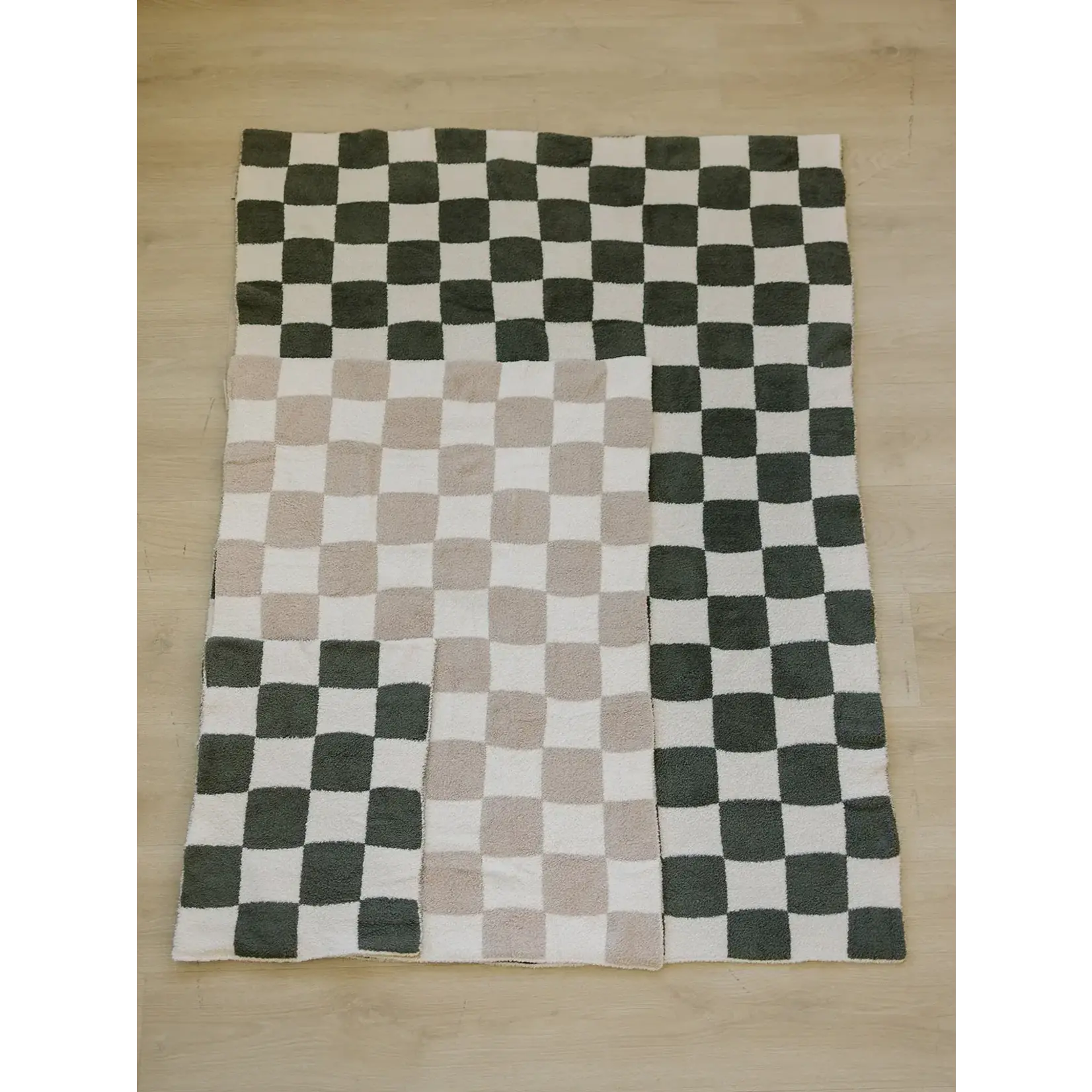 Mebie Baby Mebie Baby - Checkered  Plush Blanket