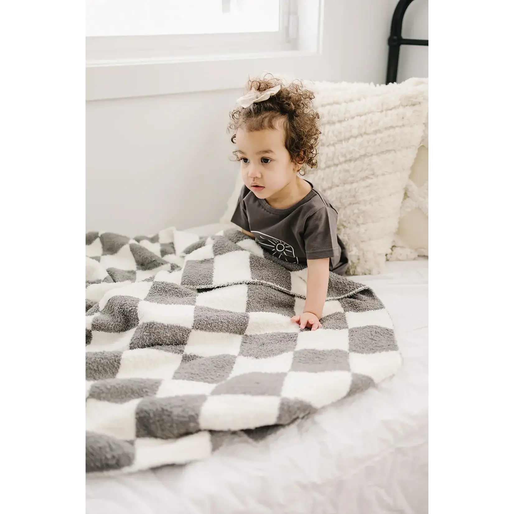 Mebie Baby Mebie Baby - Checkered Plush Blanket