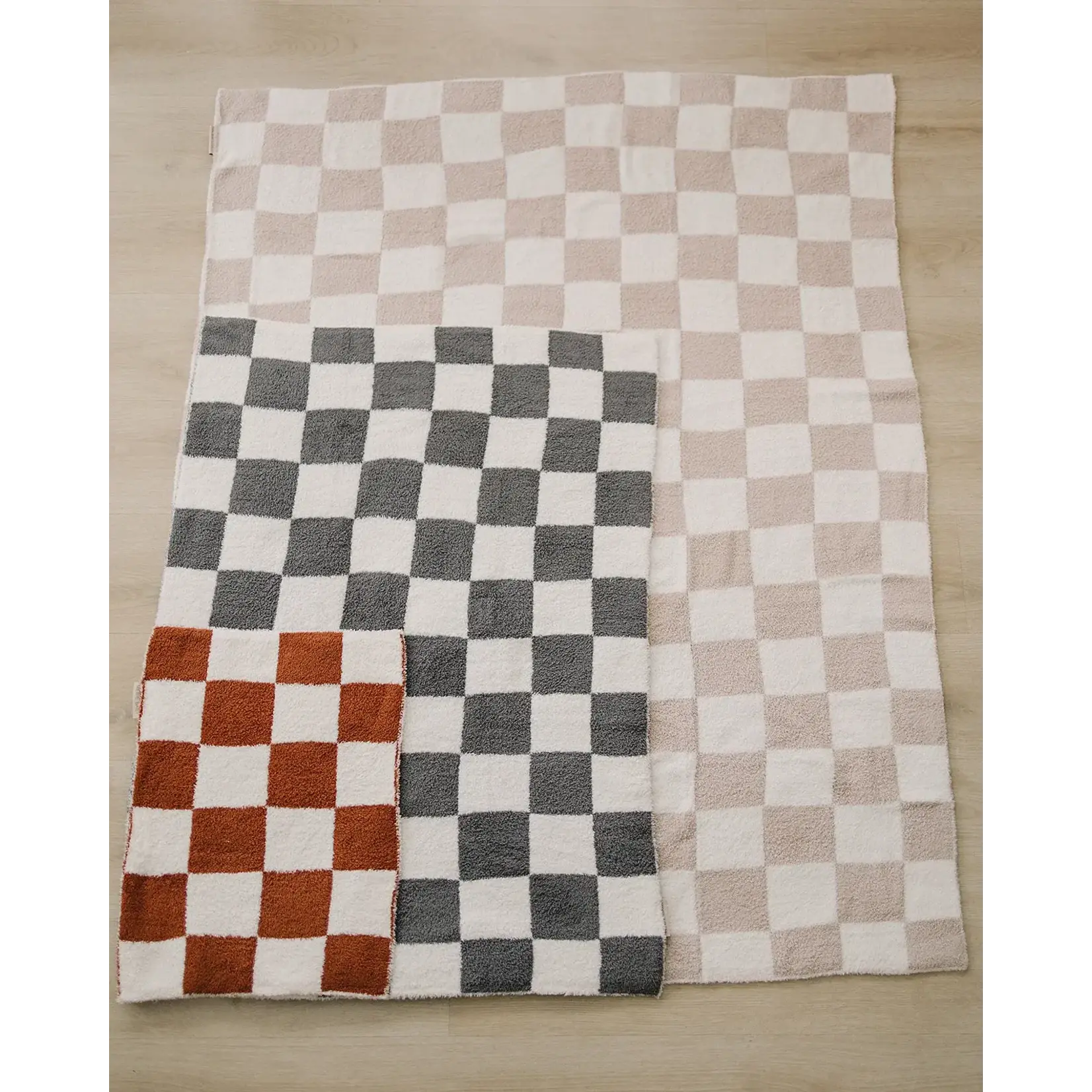 Mebie Baby Mebie Baby - Checkered Plush Blanket