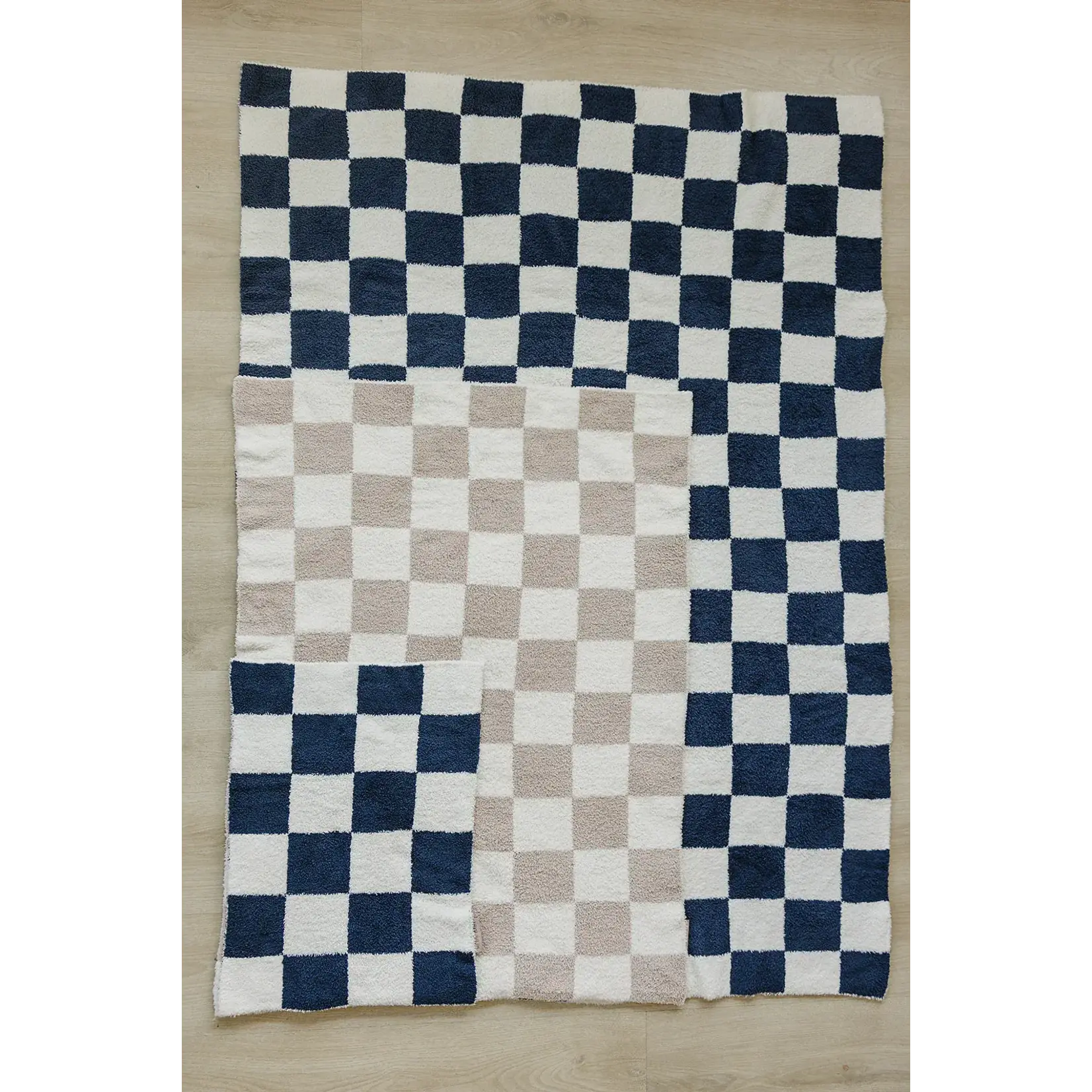 Mebie Baby Mebie Baby - Checkered  Plush Blanket
