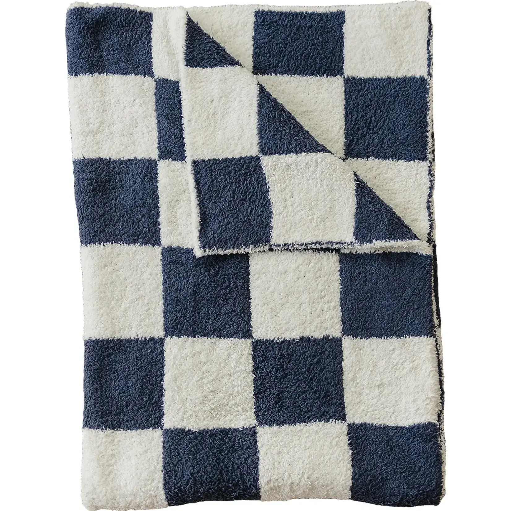 Mebie Baby Mebie Baby - Checkered  Plush Blanket