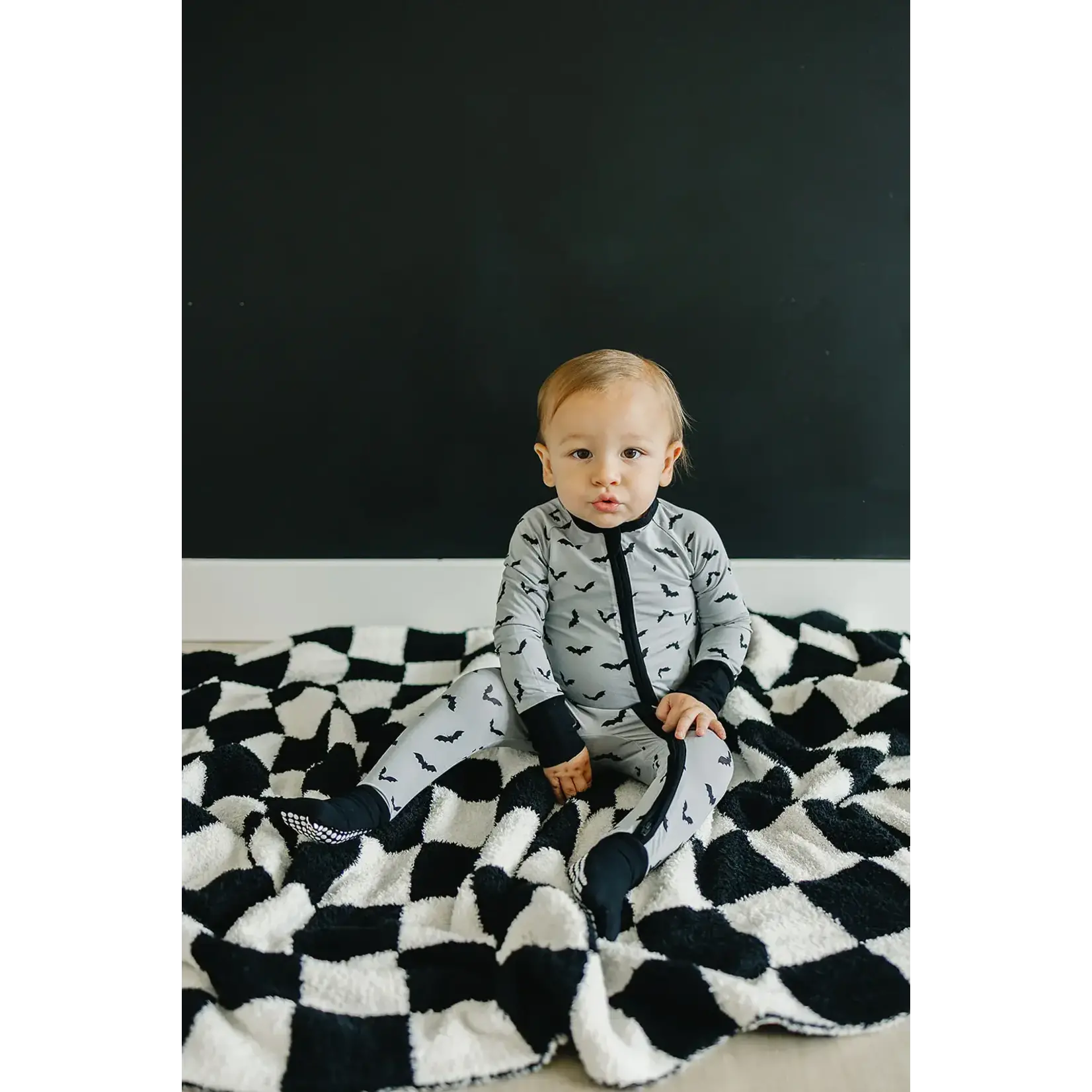 Mebie Baby Mebie Baby - Checkered Plush Blanket