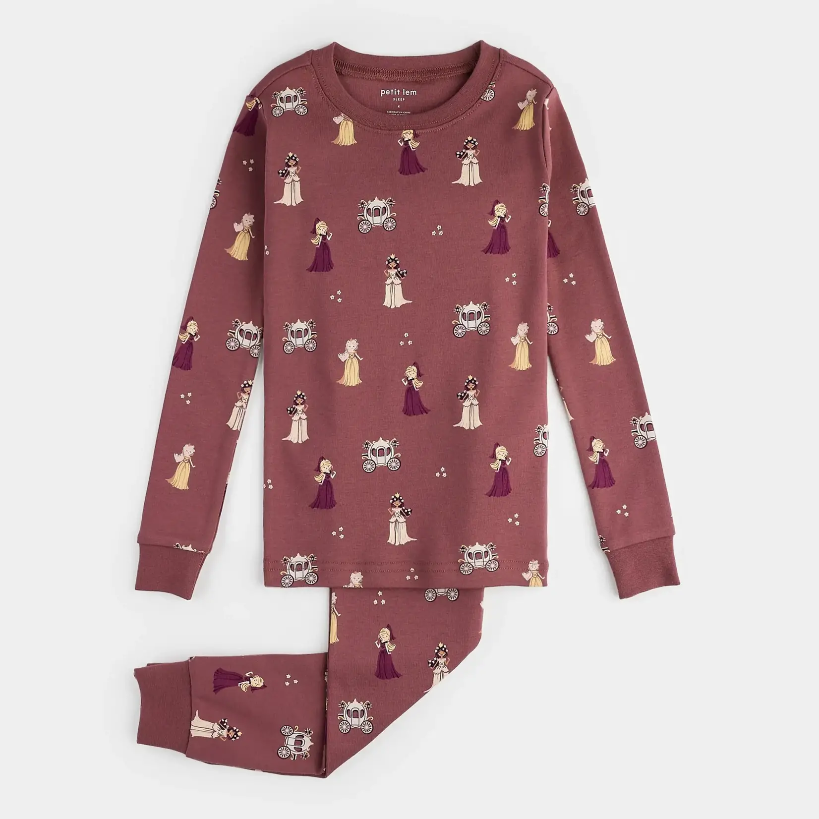 Petit Lem Petit Lem - Princess Print 2 PJ Set