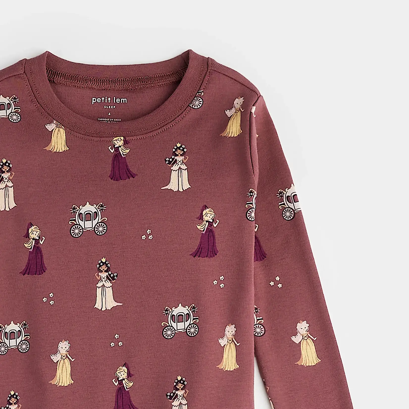 Petit Lem Petit Lem - Princess Print 2 PJ Set