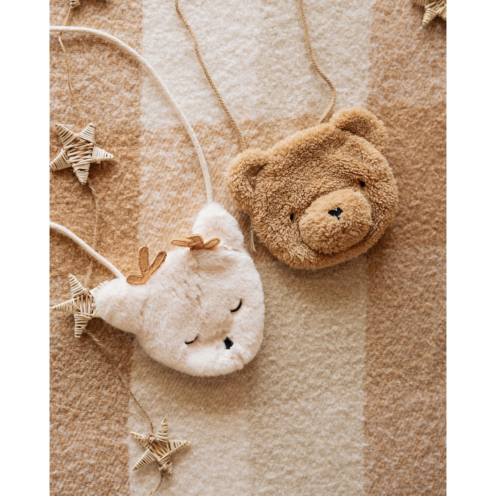 Rylee + Cru Rylee + Cru - Deer Purse | Oat