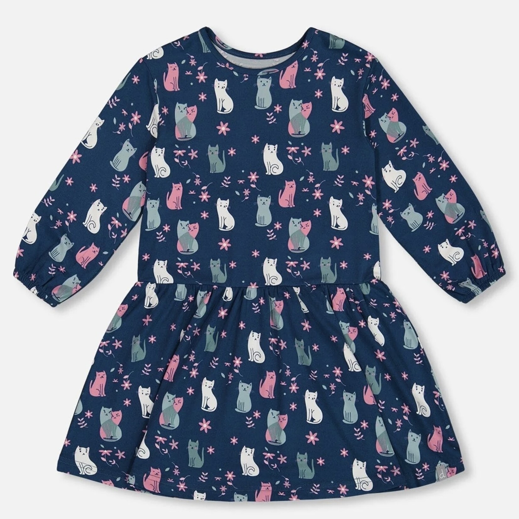 Deux Par Deux Deux Par Deux - Long Sleeve Printed Dress