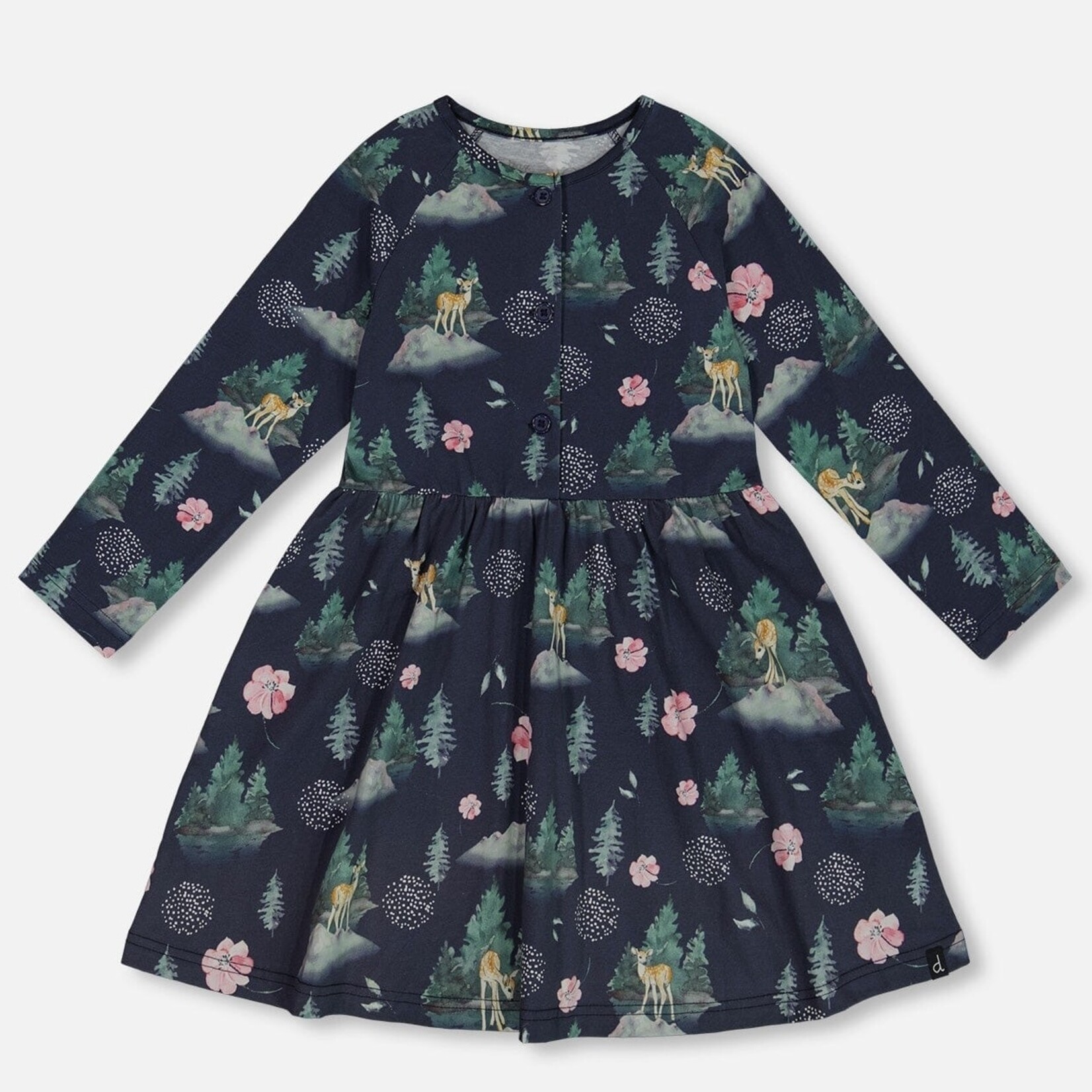 Deux Par Deux Deux Par Deux - Jersey Long Sleeve Dress