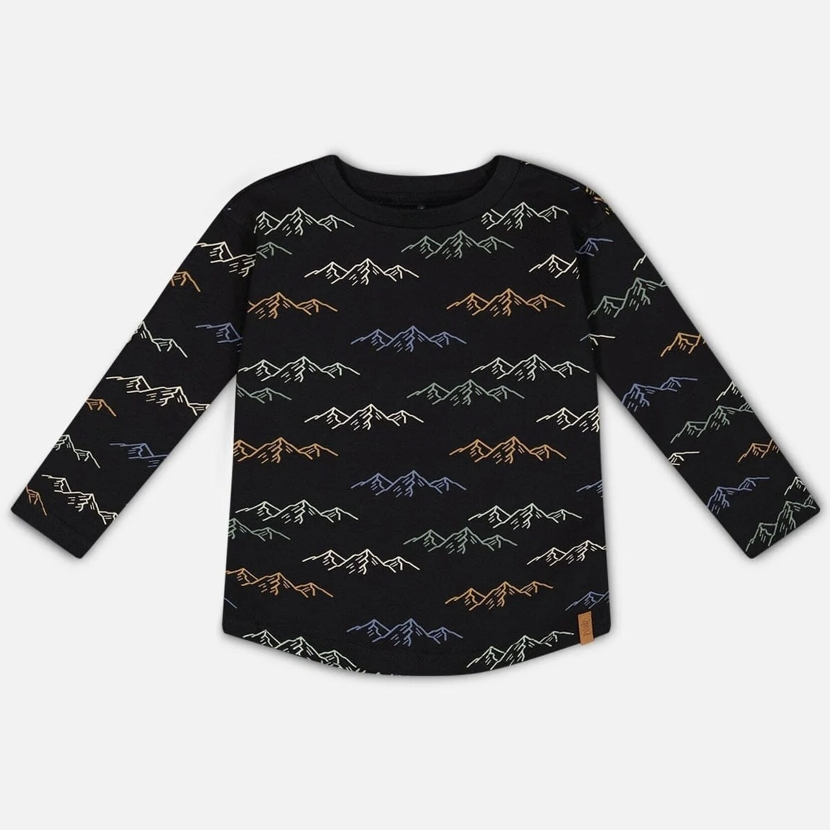 Deux Par Deux Deux Par Deux - Mountain Printed Long Sleeve